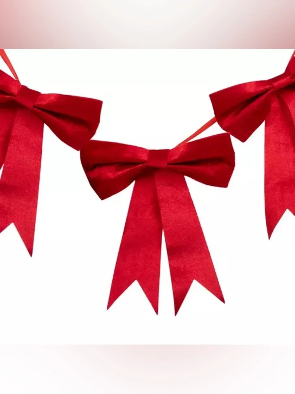 Velvet Bow Garland